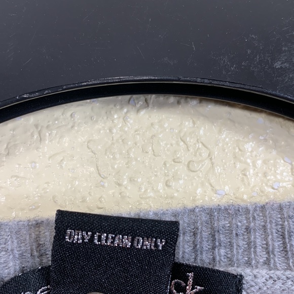 Peck & Peck Sweater Gray with Giraffe Design M 100% Cashmere SOFT - Picture 8 of 12